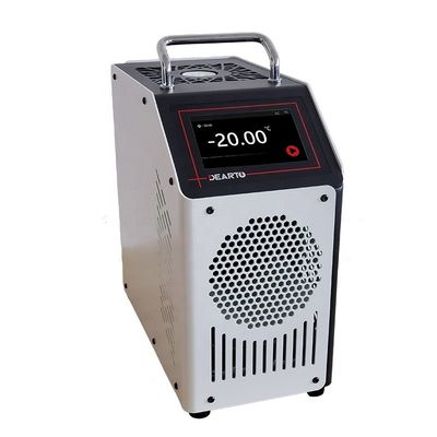 220VAC Fornecimento de energia Calibrador de temperatura de bloco seco portátil com resolução de 0,01 graus C