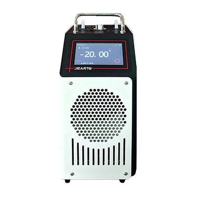 Bloco de equilíbrio em seco portátil Tipo -20 a 140 C Micro calibrador de baixa temperatura em branco