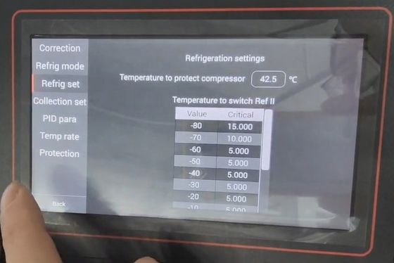 Banho de calibração termostático líquido refrigerado de -100 a 100C