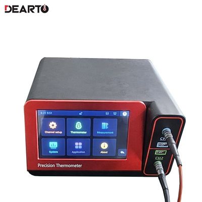 Instrumento de medição de temperatura de alta precisão personalizável com resolução de 0,0001C