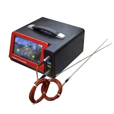 Instrumento de medição de temperatura de alta precisão com sonda de sensor