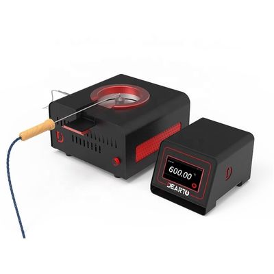 Sensor de temperatura de superfície de laboratório negro Instrumento de calibração da sonda de ensaio para dados