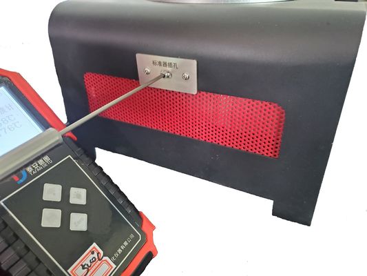 Sensor de temperatura de superfície de laboratório negro Instrumento de calibração da sonda de ensaio para dados