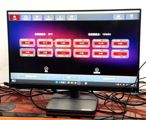 AC220V 50Hz Sistema de verificação de calibração de termohigrômetro totalmente automático e inteligente