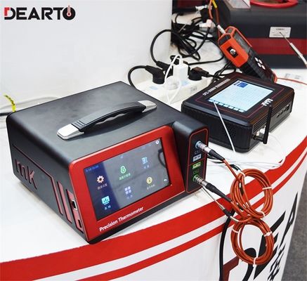 Leitura digital de alta precisão para medição de temperatura e resistência a 23C±5C
