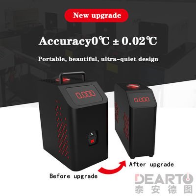 7.4kg Peso líquido Design zero grau termostato de poço seco com relação de resolução 0,001C