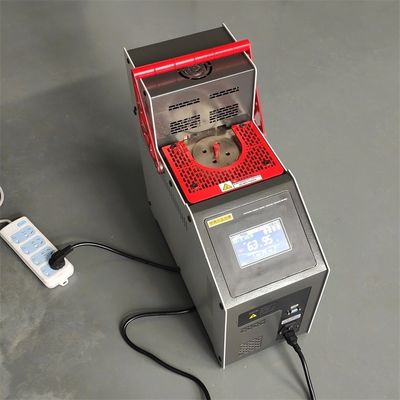 Banho de sal de calibração de alta temperatura com faixa de 180C-670C e resolução de exibição de 0,001C