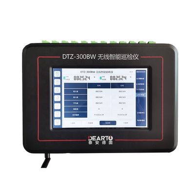 Registro de dados de temperatura e umidade multicanal personalizável para monitorização no local