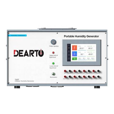 Gerador de humidade e temperatura personalizável para calibração precisa do higrômetro